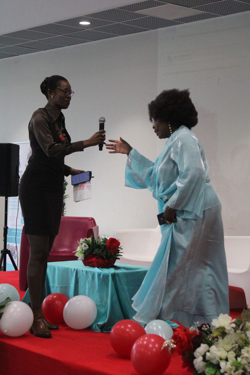 Coach Maguy lors d'une remise